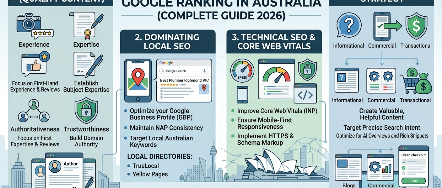 Beginner’s Guide to Google Ranking in Australia (Complete Guide 2026)