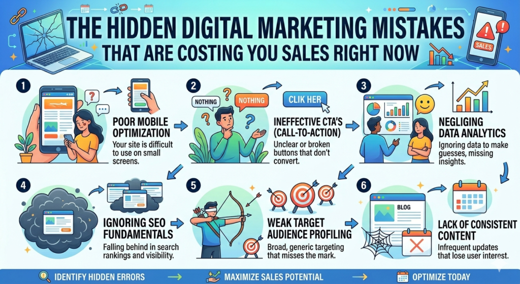 The Hidden Digital Marketing Mistakes That Are Costing You Sales Right Now