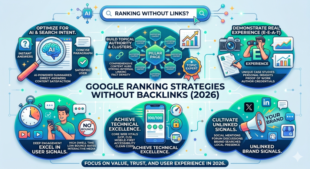 How to Rank on Google Without Backlinks in 2026