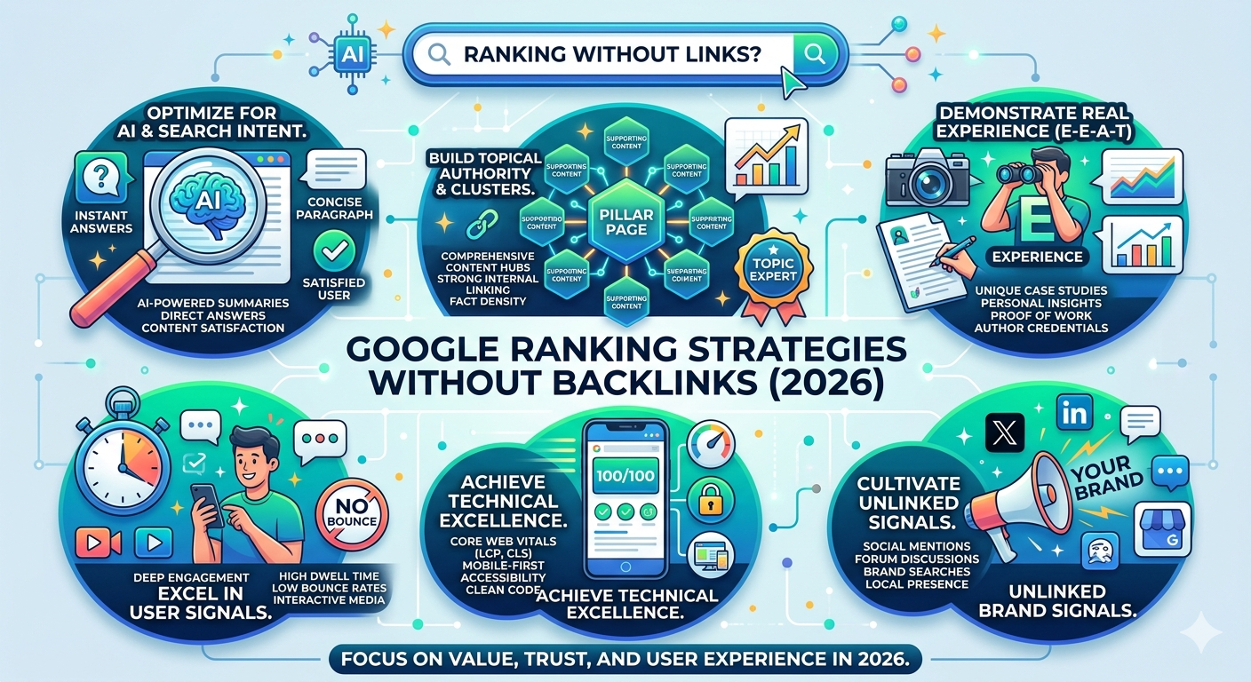 How to Rank on Google Without Backlinks in 2026