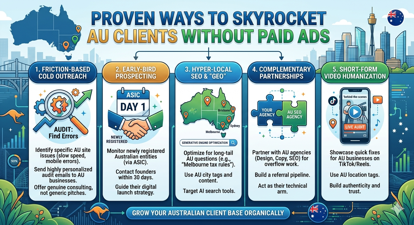 Proven Ways to Skyrocket AU Clients Without Paid Ads