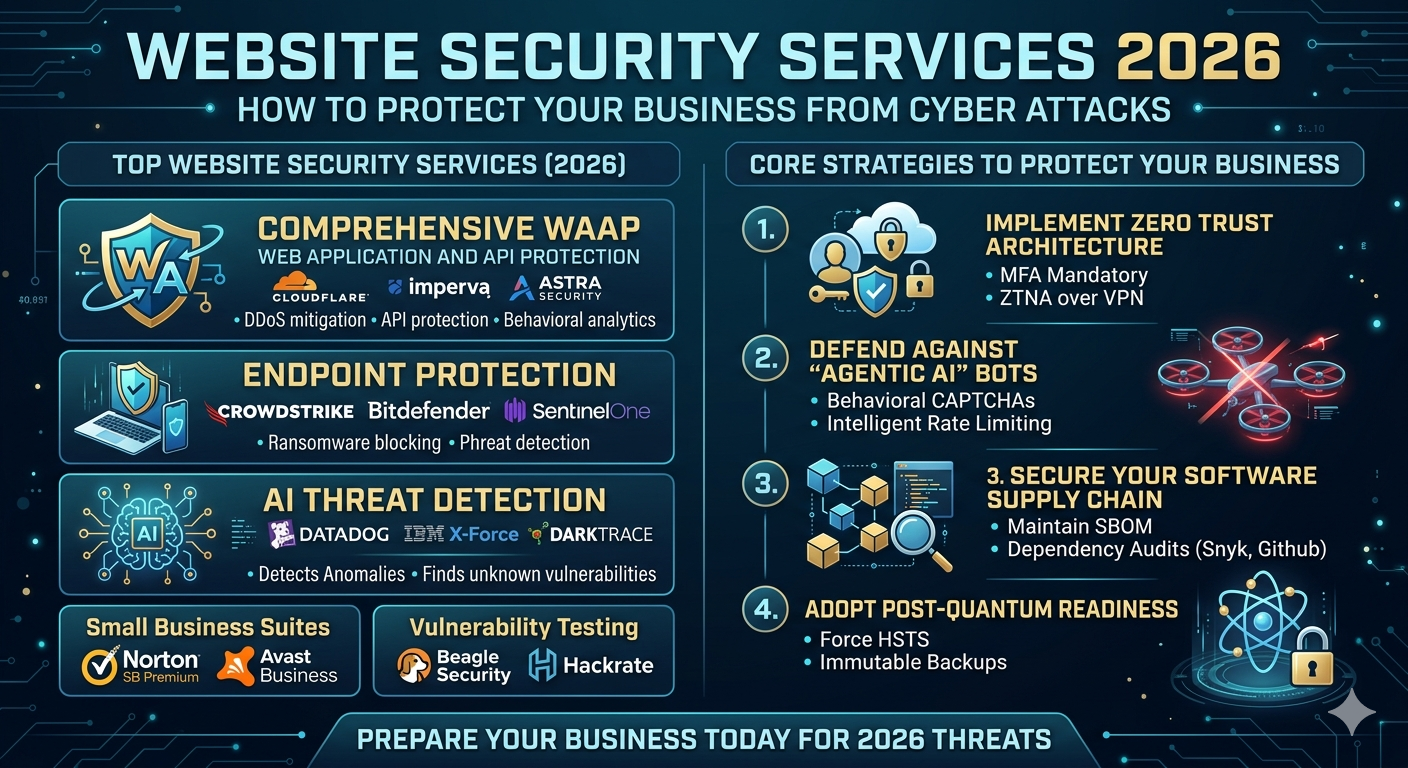 Website Security Services 2026 How to Protect Your Business from Cyber Attacks